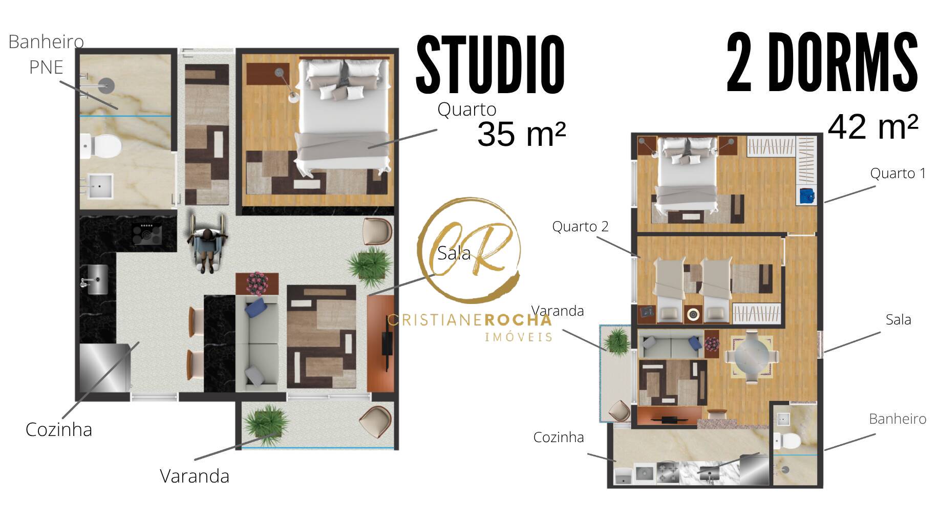 Apartamento, 1 quarto, 35 m² - Foto 7
