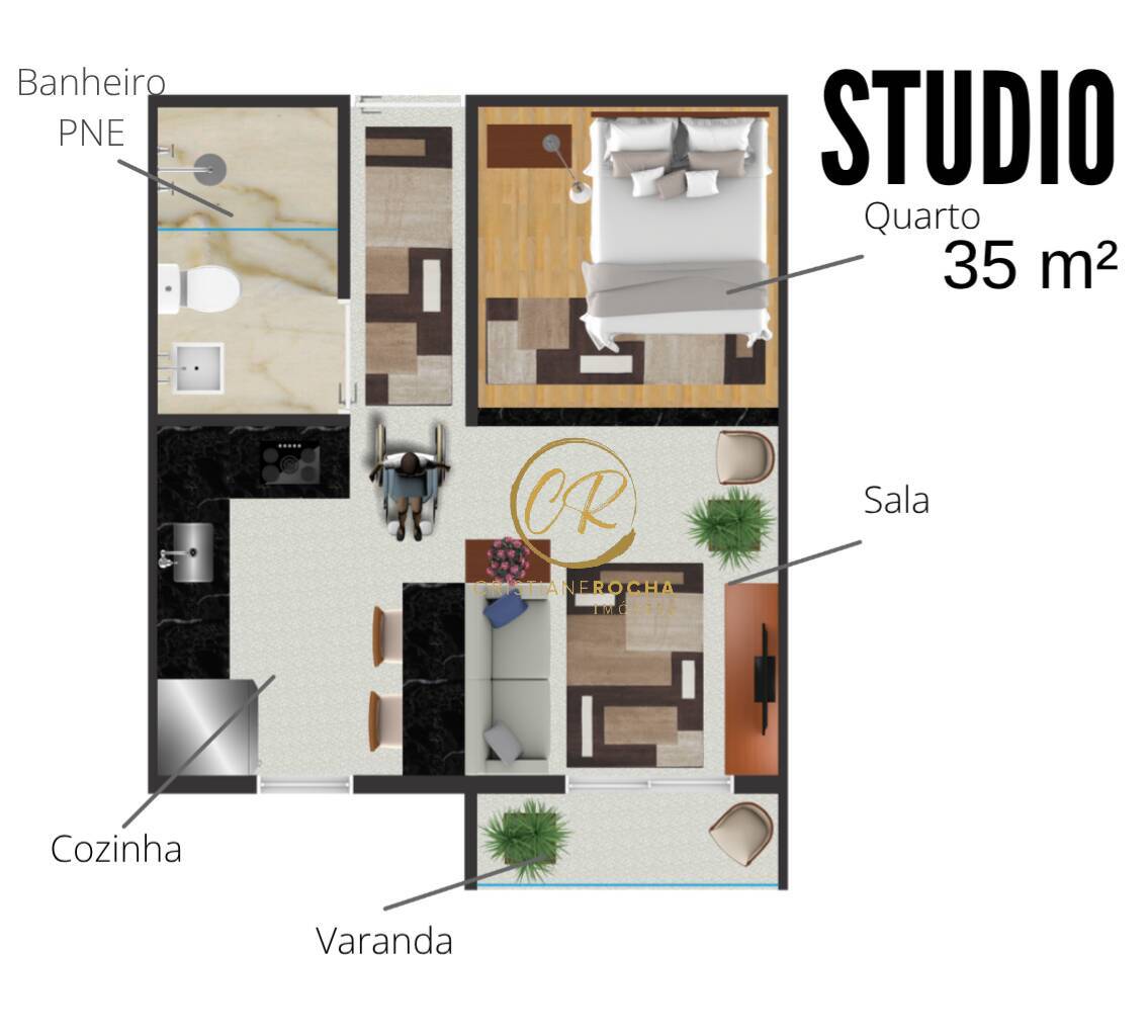 Apartamento, 1 quarto, 35 m² - Foto 4